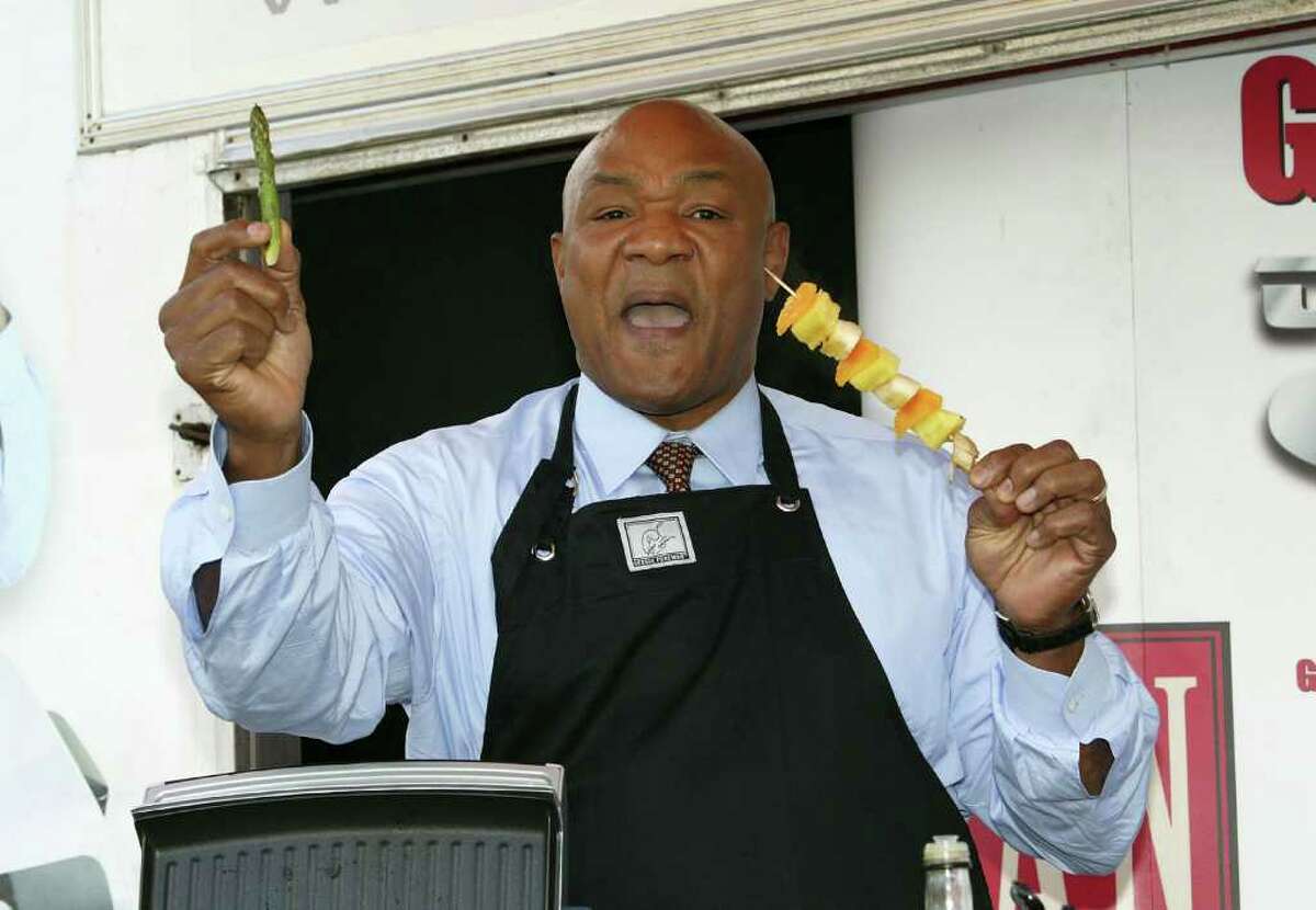 George Foreman After retiring from the sport, George found success as an entrepreneur and pitch man for his famous George Foreman grill, which has sold more than 100 million units worldwide.