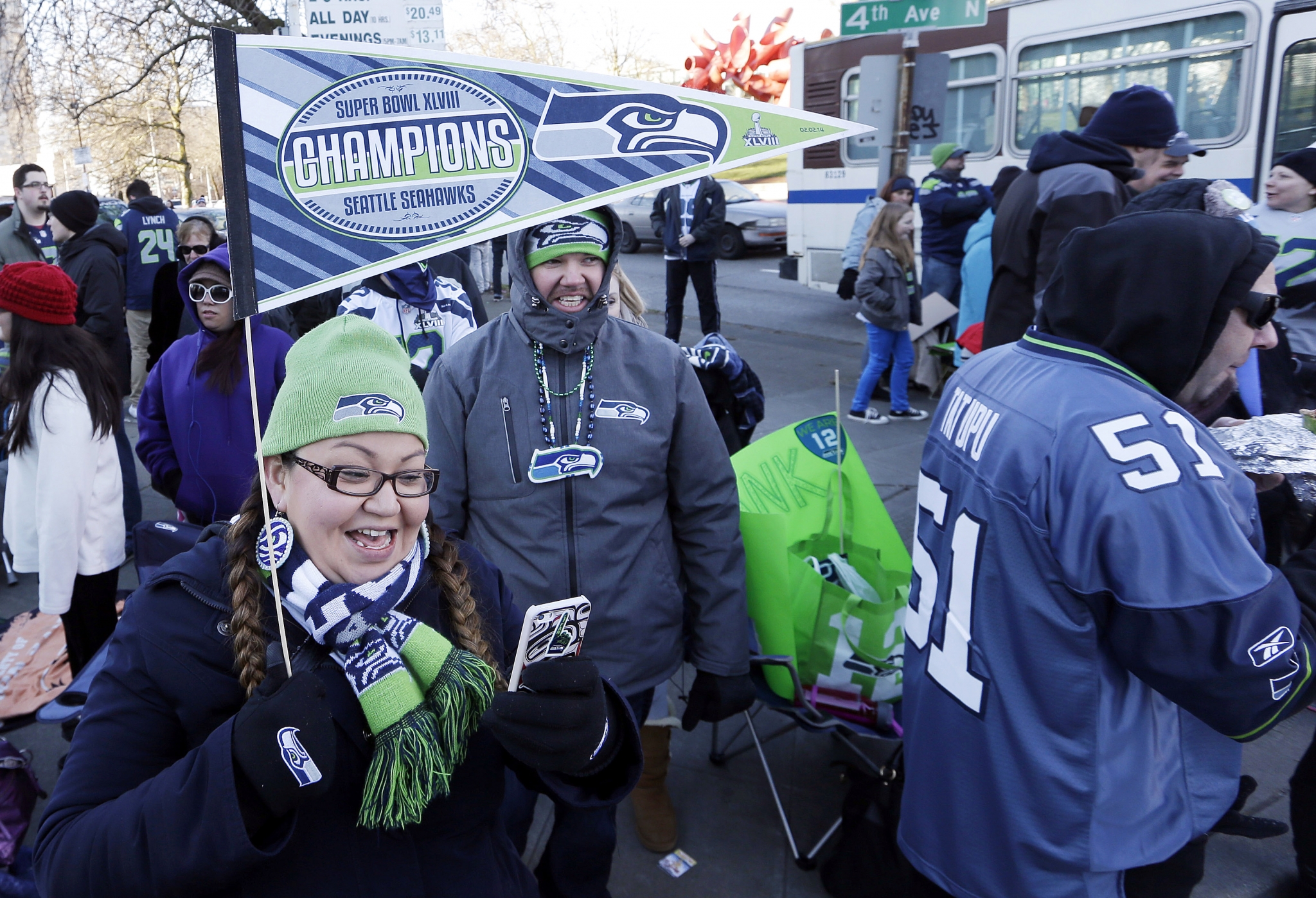 Super Bowl victory parade for Seattle Seahawks attracts hundreds of  thousands on February 5, 2014. 