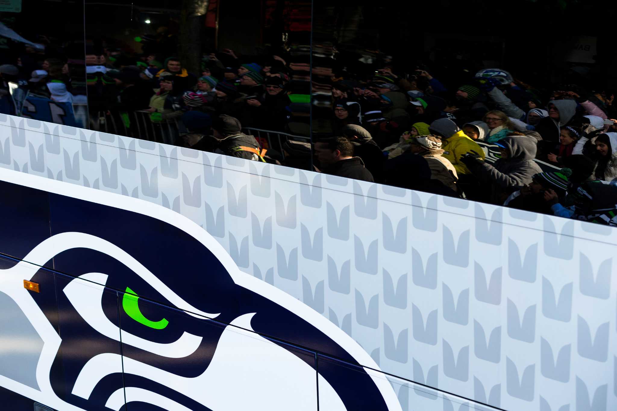 Super Bowl victory parade for Seattle Seahawks attracts hundreds