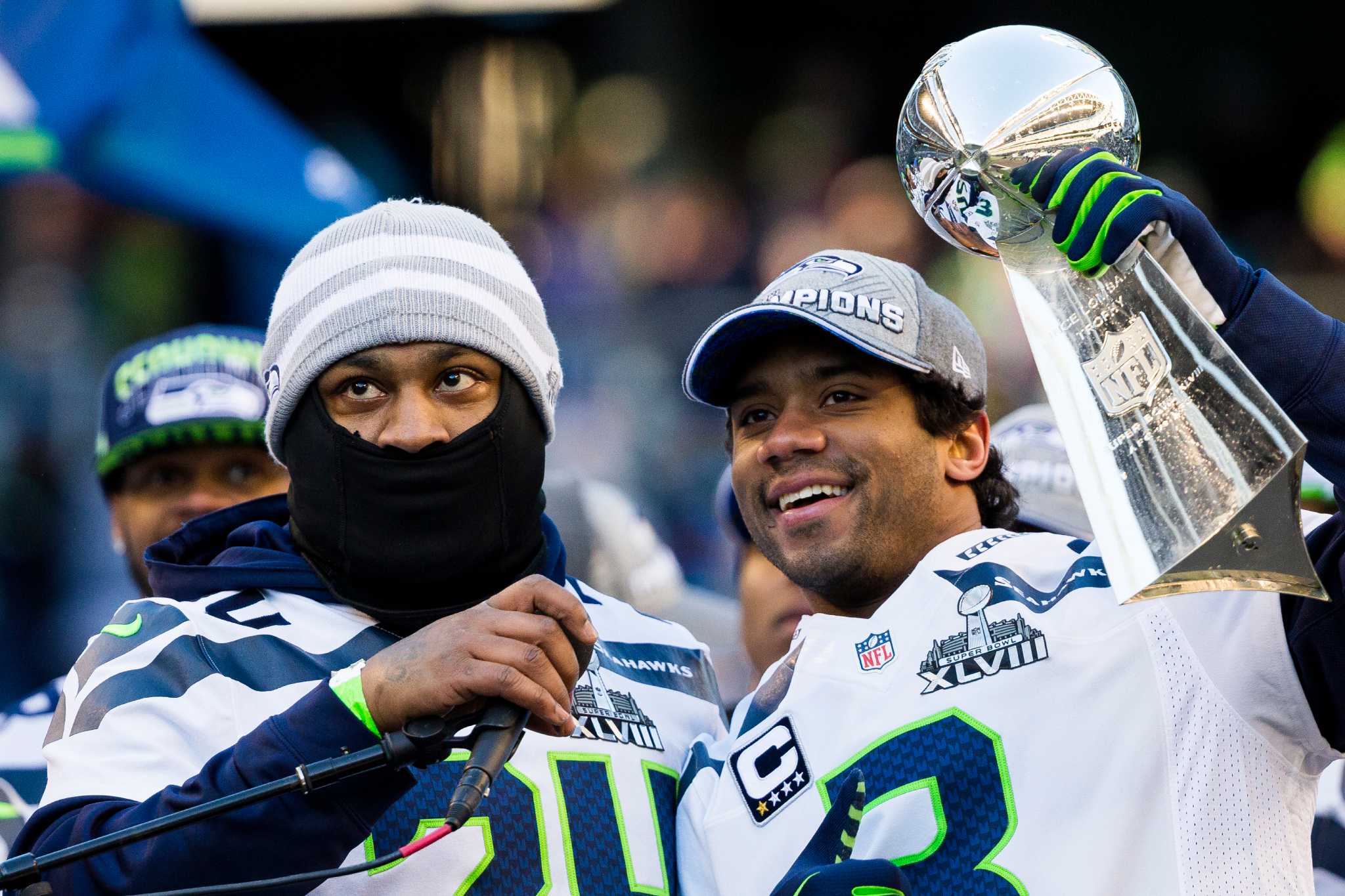 Super Bowl victory parade for Seattle Seahawks attracts hundreds