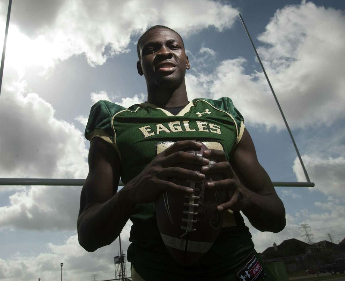Cypress Falls linebacker Otaro Alaka is one of two Aggies recruits that had originally committed to the Longhorns.