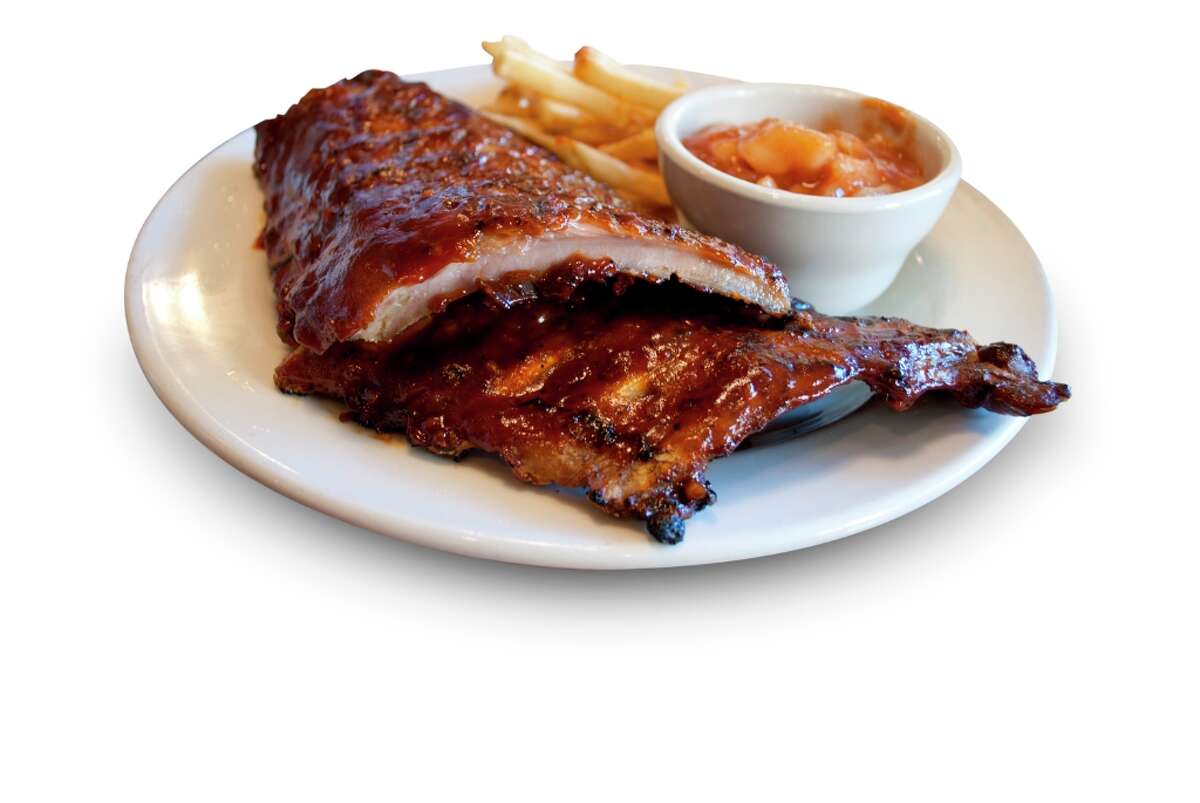 Baby Back Ribs with Shiner Bock Sauce at Chili’s.