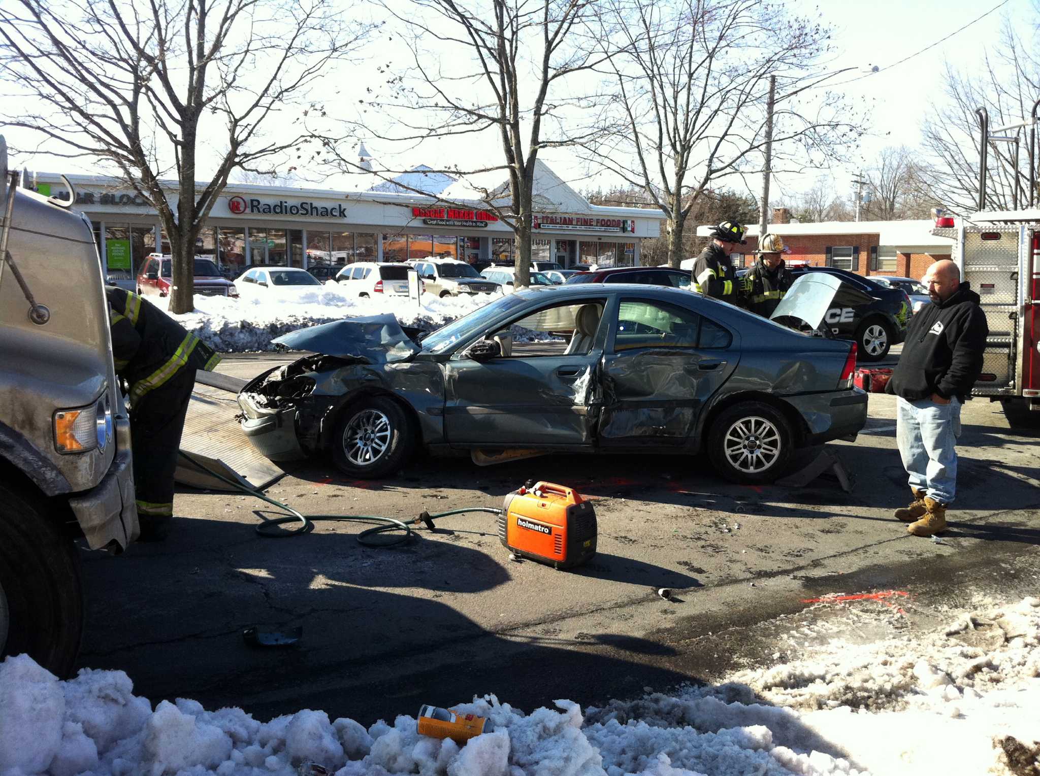 Appleton Horror: Accident Today Involving Dump Truck Crushes Cars