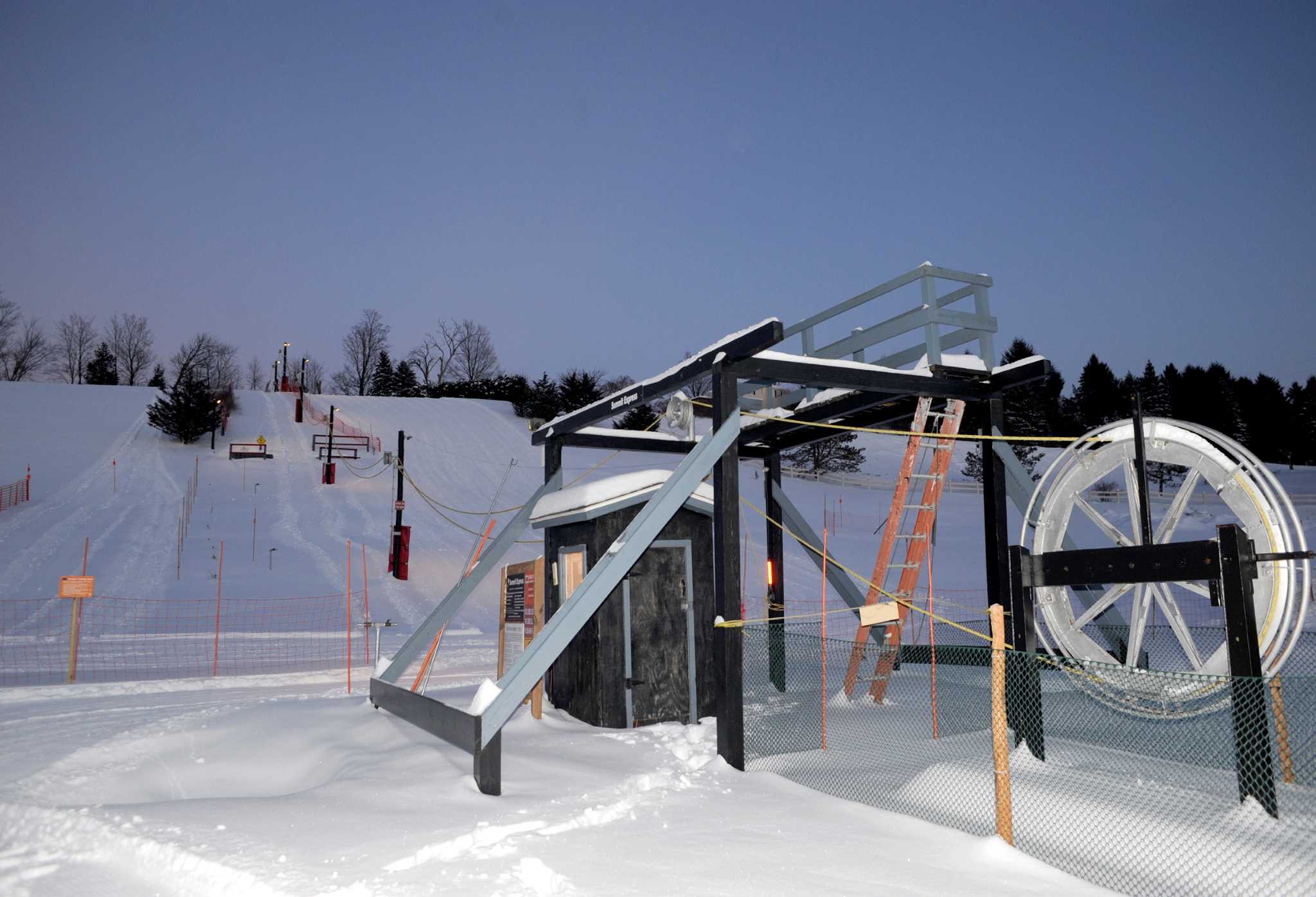 The DIY ski slope of Columbia County's Tom and Mark Herishko