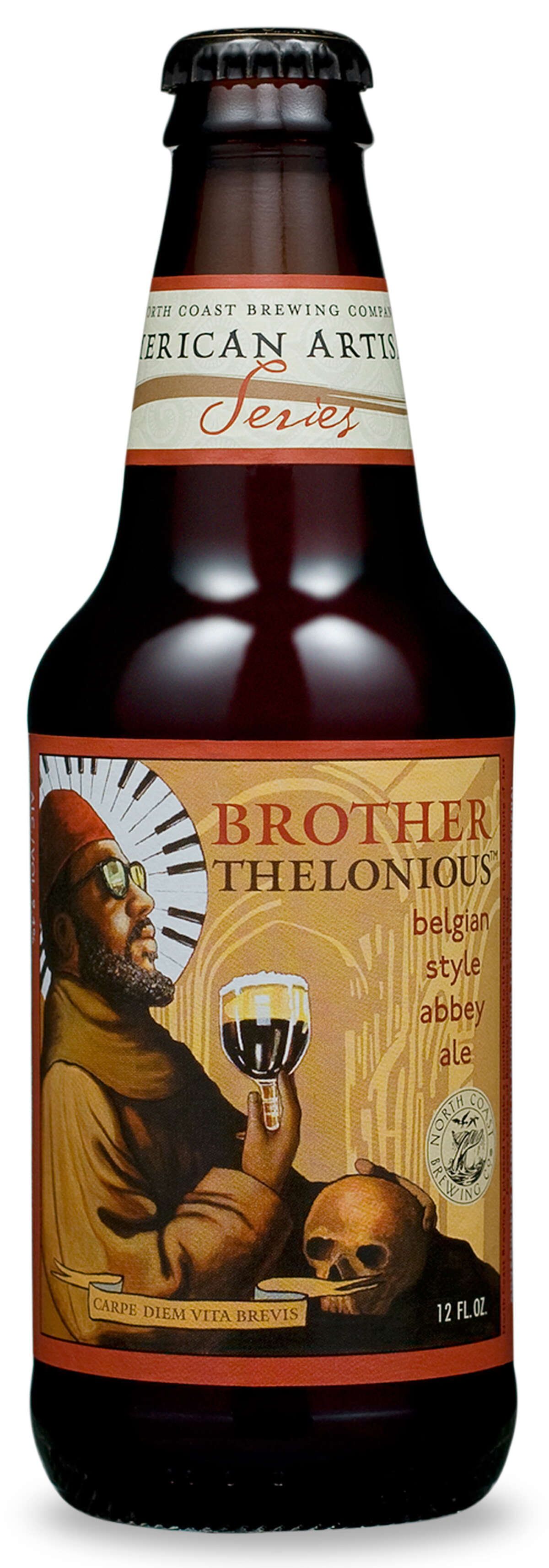 12-ounce bottle of Brother Thelonious.