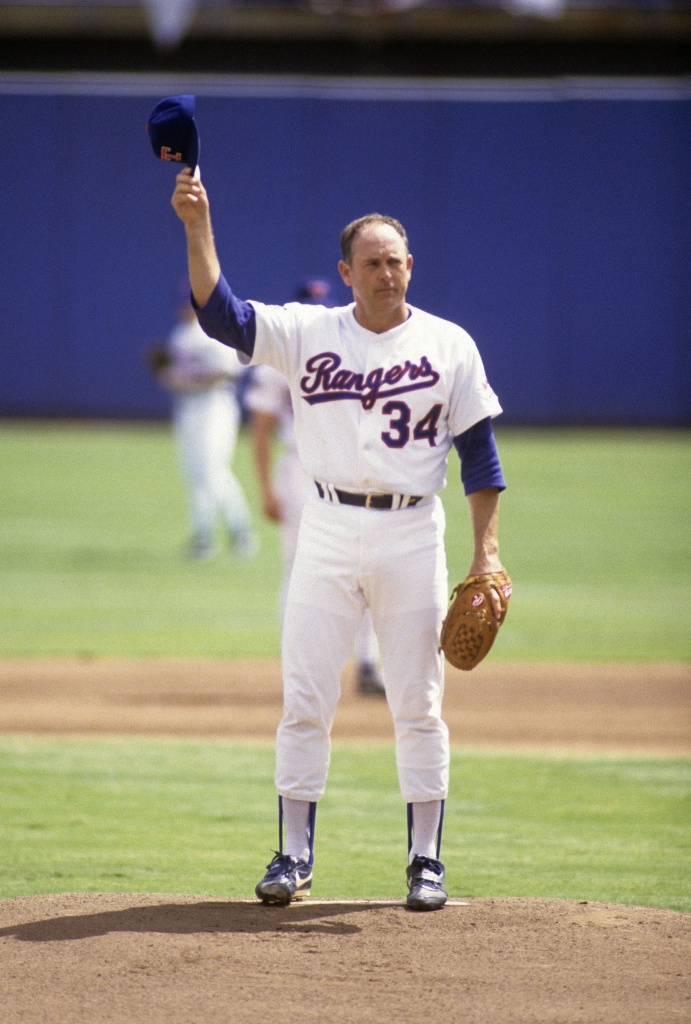 CIRCA 1980's: Nolan Ryan of the Houston Astros pitches during