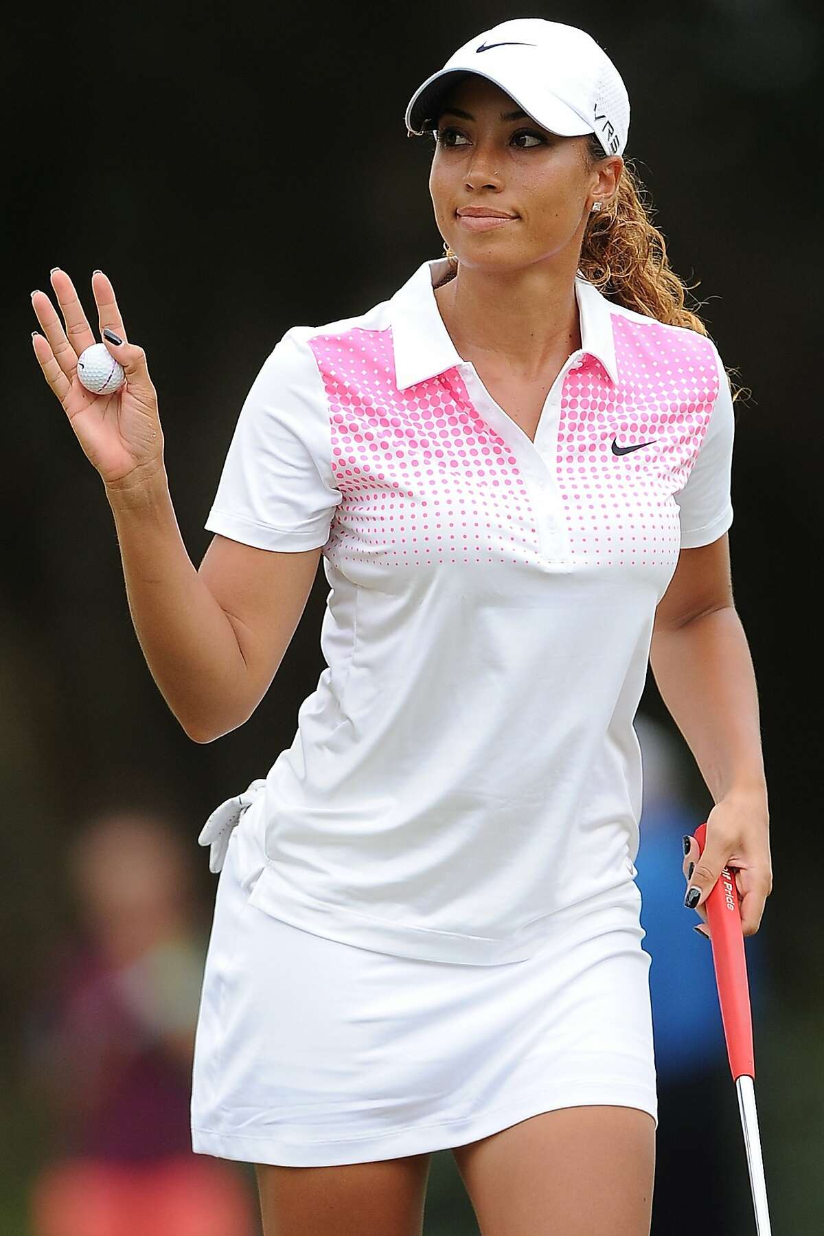 Cheyenne Woods, like her uncle, finds victory on pro tour