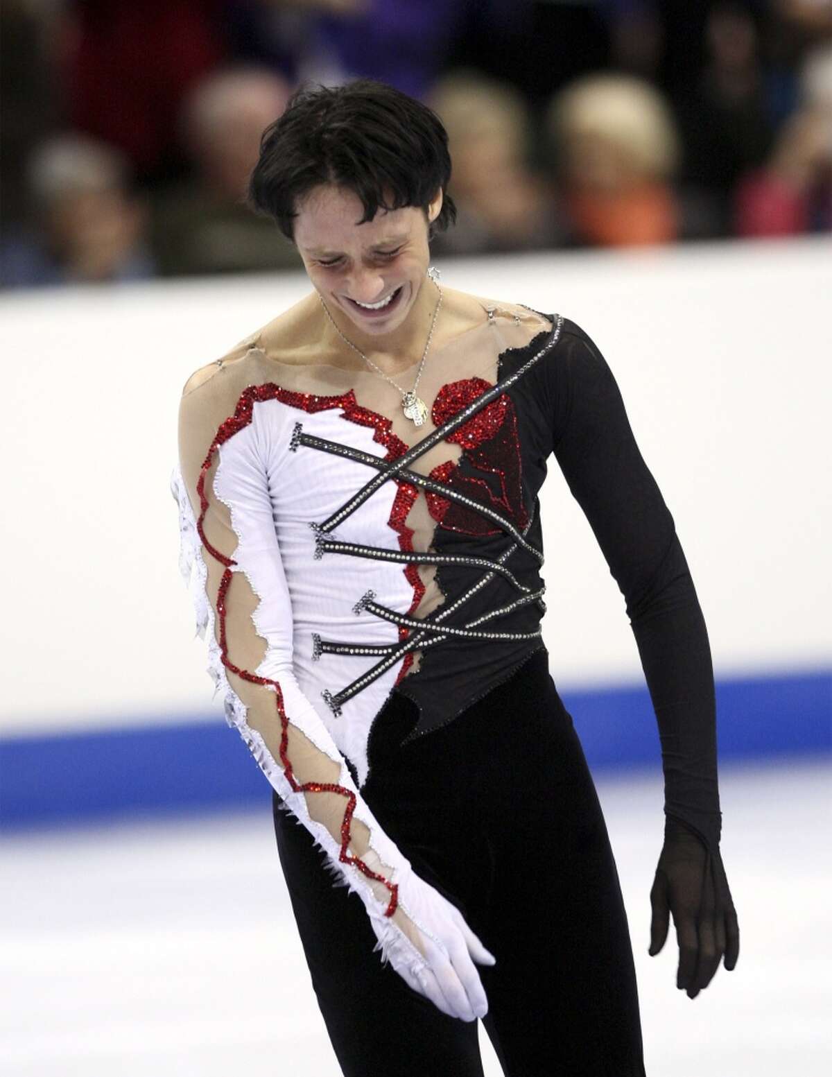 Johnny Weir 'Hunger Games or Olympics?' Johnny Weir's eye-catching outfits light up