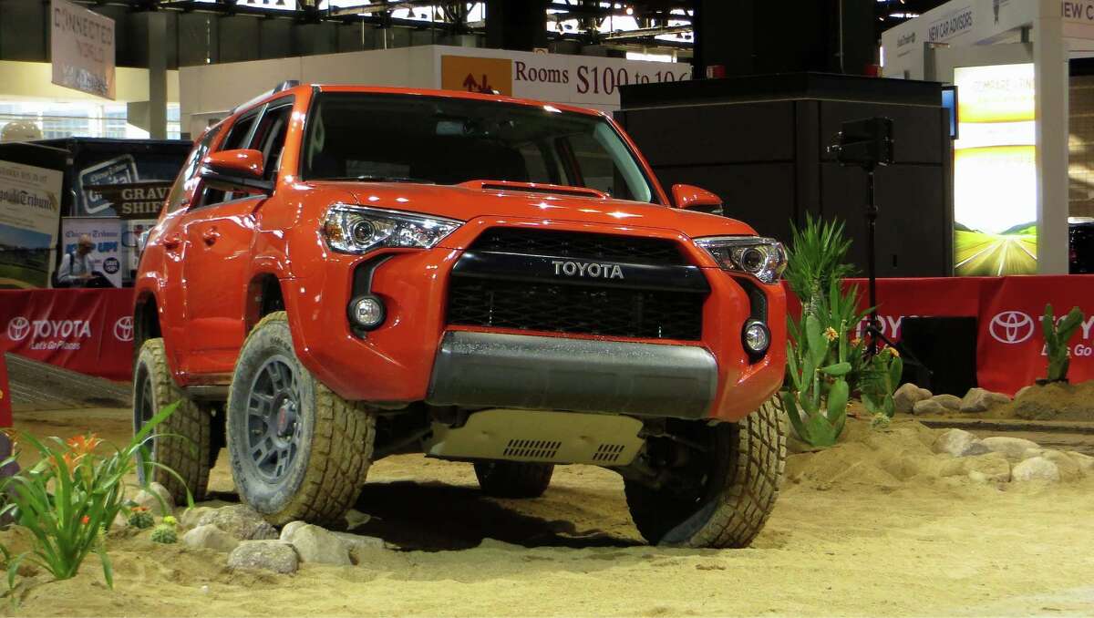 Most SUVs and trucks may never leave the pavement, but for those that do, Toyota is going to bundle popular wheel, tire and suspension gear. The new TRD Pro packages are for 2015 4x4 Tundras, Tacomas and 4Runners like this.