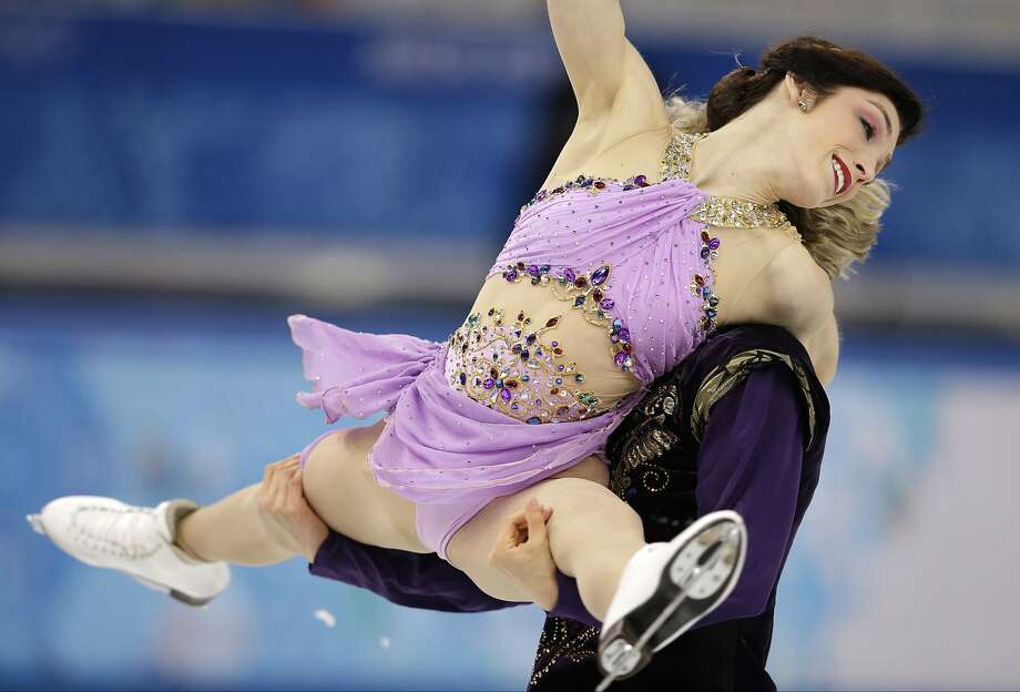 of the United States compete in the ice dance free dance figure skating fin...