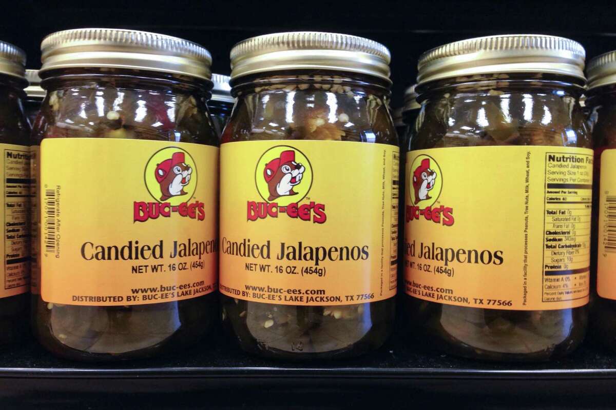 CANDIED JALAPENOS: A real Texan considers regular jalapenos candy, but these are good, too.