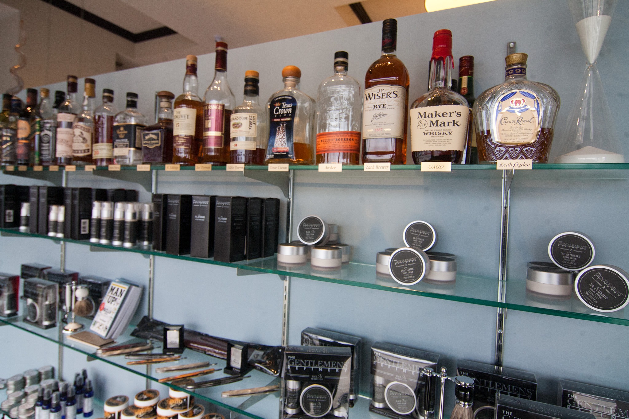 This barber shop strictly for guys