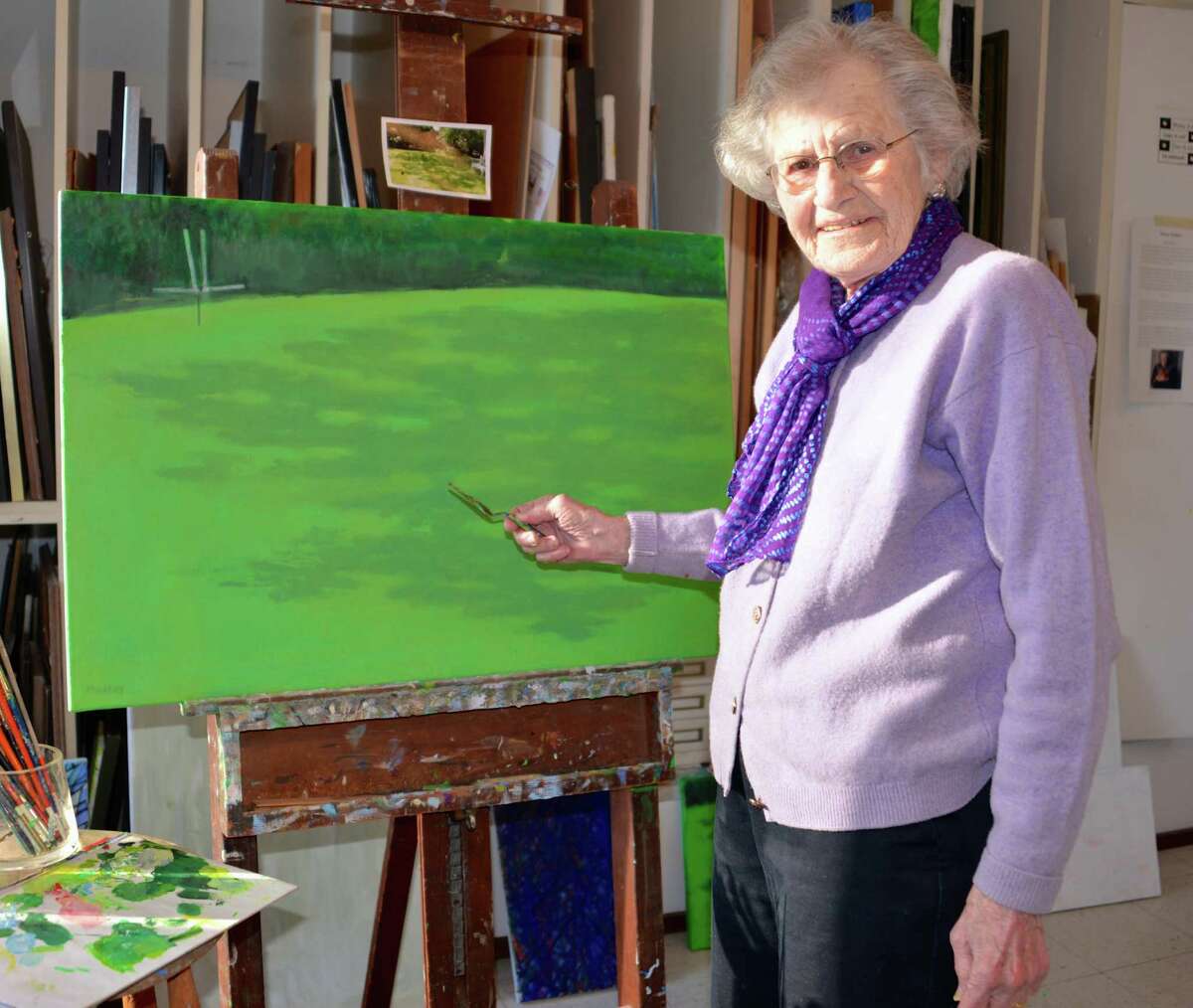 ìSusan Malloy: In The Studio,î an exhibition dedicated to the Westport artist's prolific, lifelong career will be on dispaly at the Westport Arts Center from March 1 through March 23.