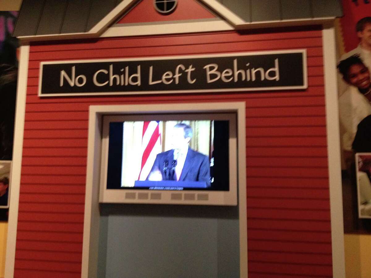 The George W. Bush Presidential Library and Museum includes lots of videos and interactive exhibits. (Azra Haqqie)