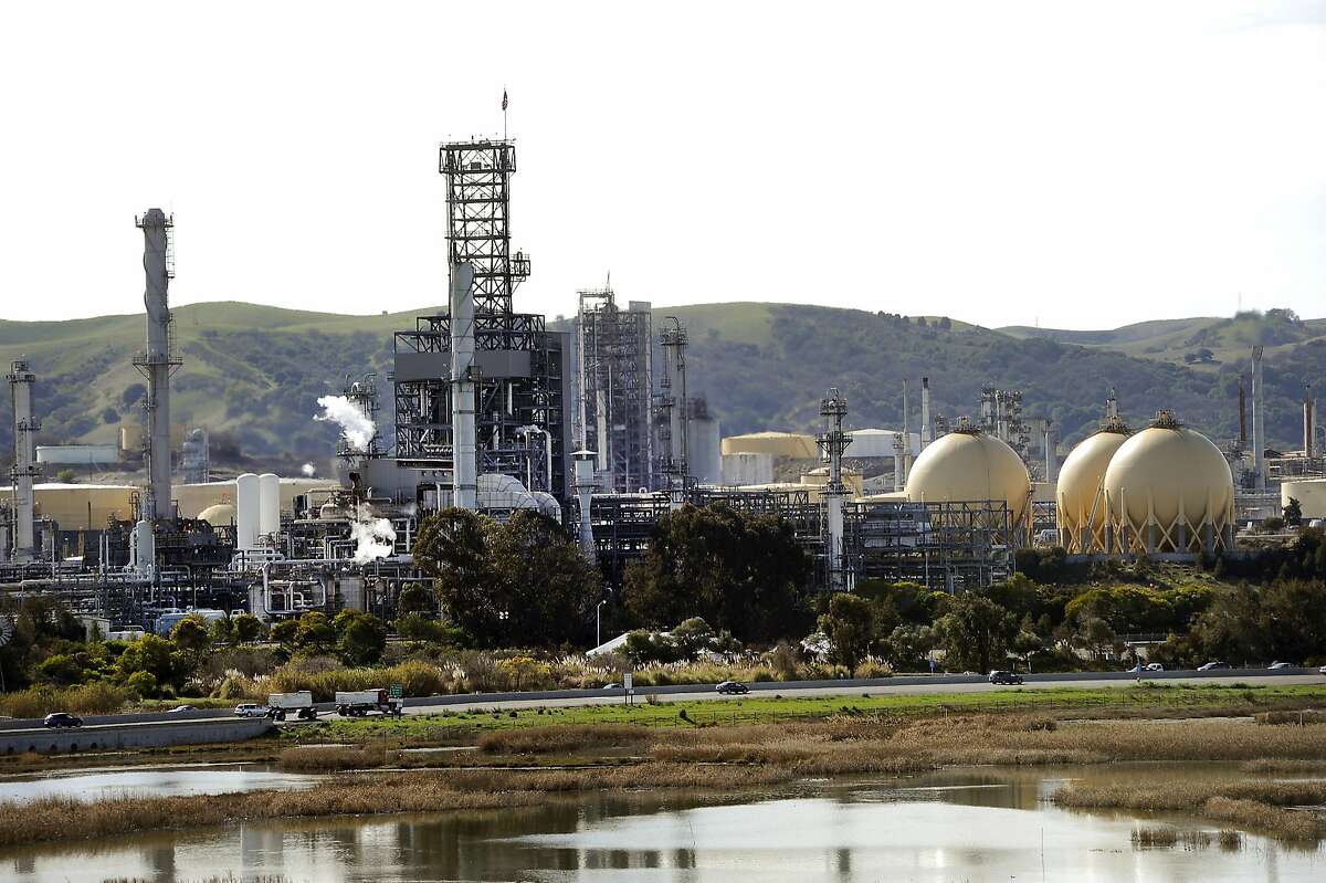 The Shell refinery in Martinez, Calif., shot in February 20, 2014.