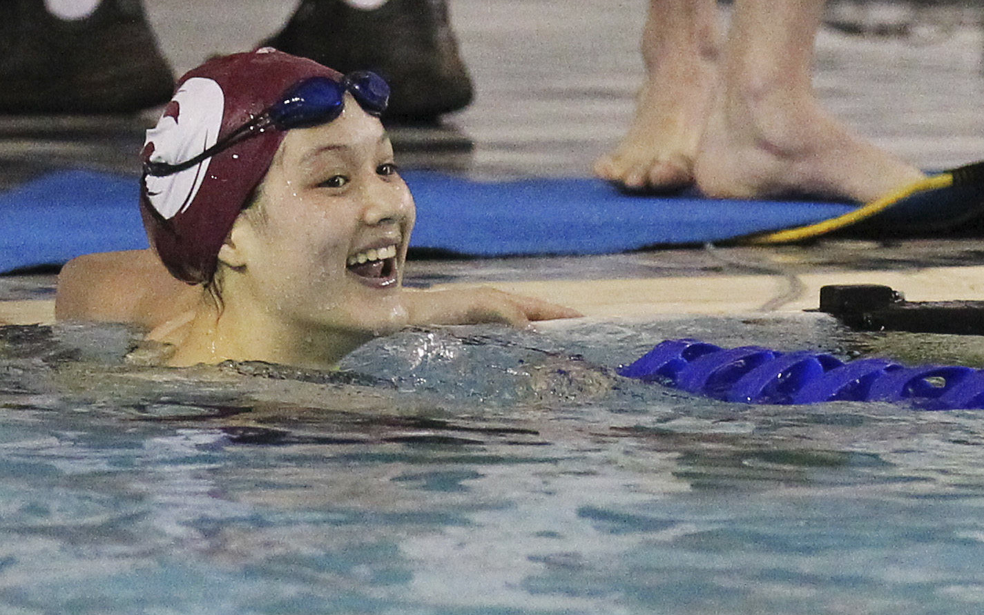 Health Careers swimmer fulfilling her potential