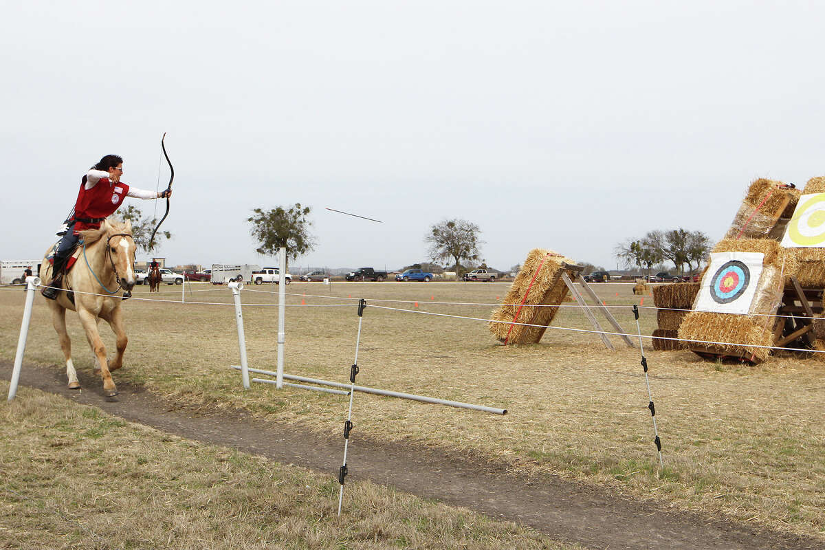 Competition tests archery, riding skills