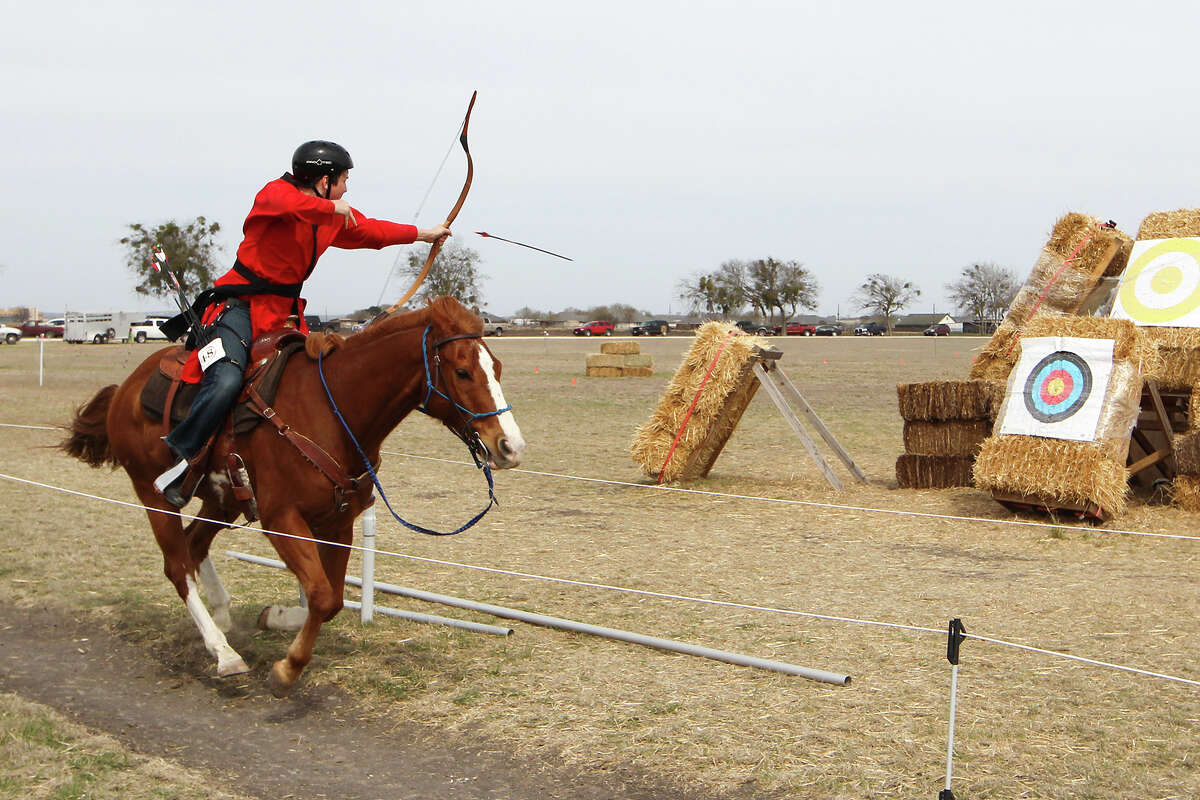 Competition tests archery, riding skills