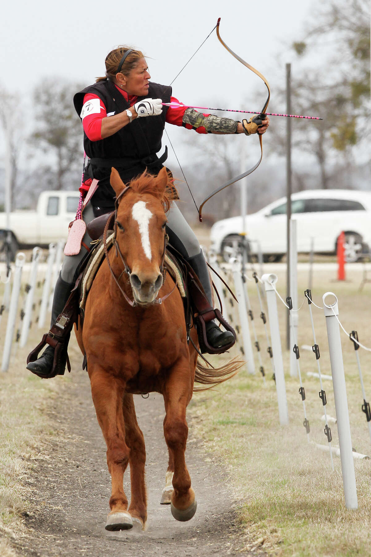 Competition tests archery, riding skills