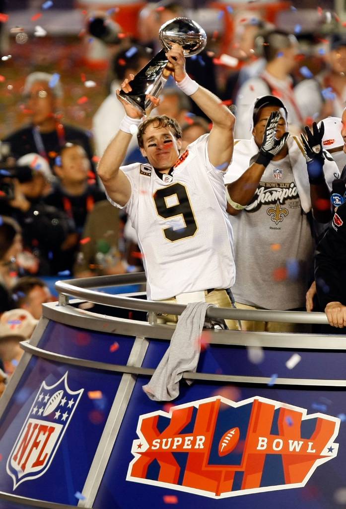 Saints win Super Bowl, 3117 over Colts