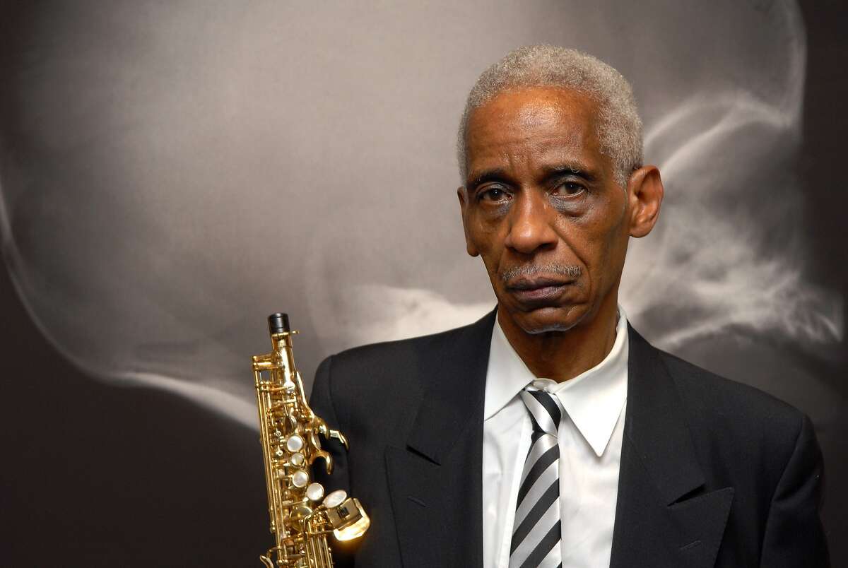 Roscoe Mitchell premieres "Nonaah" for bass saxophone quartet at Other Minds 19. Credit: Courtesy of Akamu Music Productions