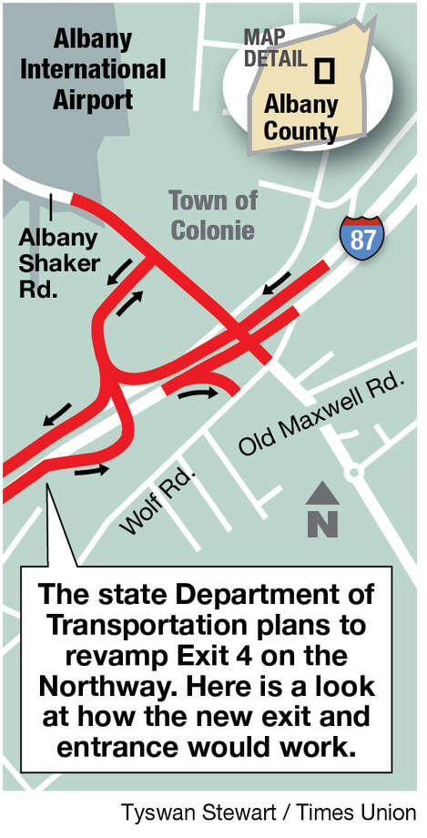 Plans to revamp Exit 4 of Northway.
