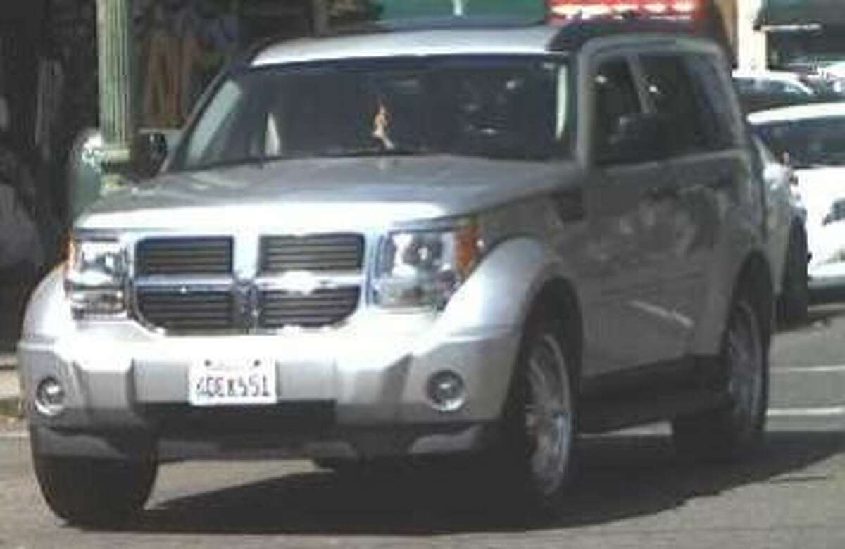 Oakland police released this photo of a Dodge Nitro they believe was used in a series of North Oakland armed robberies.