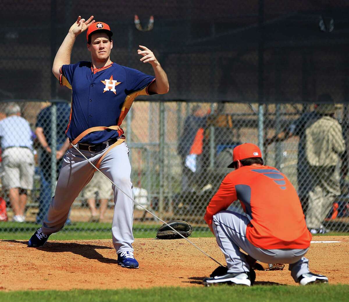 File:Nick Tropeano with the Houston Astros in 2014 spring training