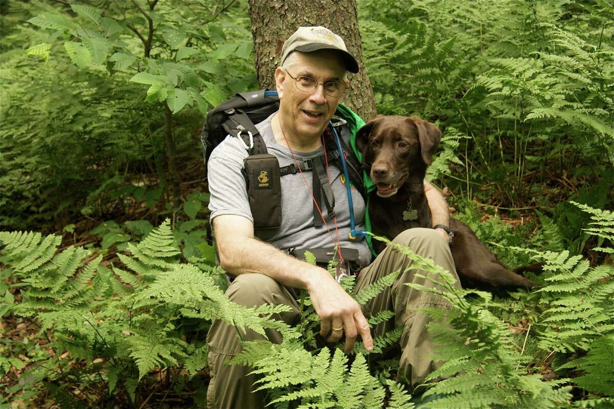 Alan Via with his dog Bookah, who was poisoned in October during a hike in the Catskills. (Photo provided by Alan Via)