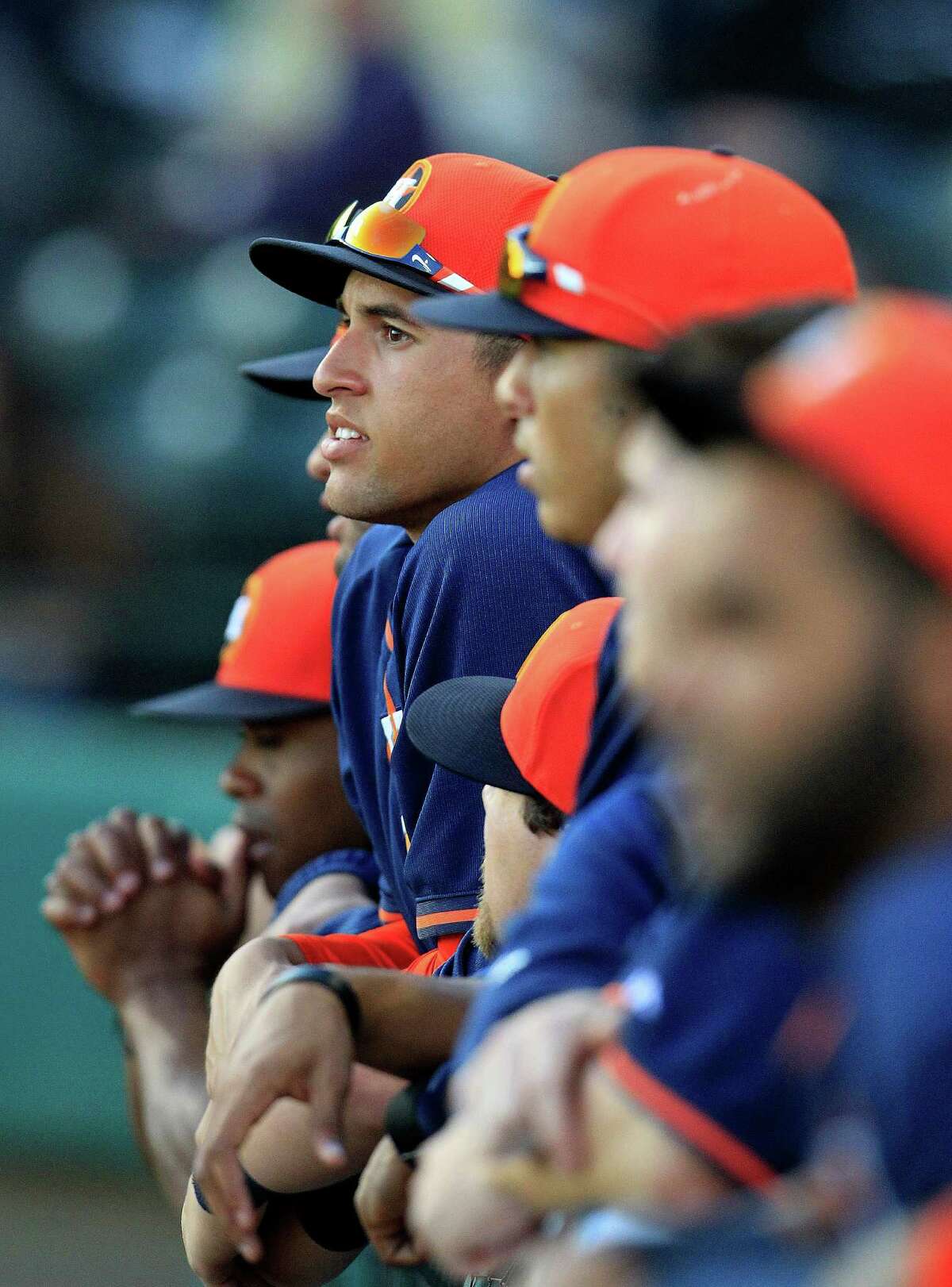 When George Springer looks at his approach at the plate, he sees someone in control, not the free swinger others perceive.