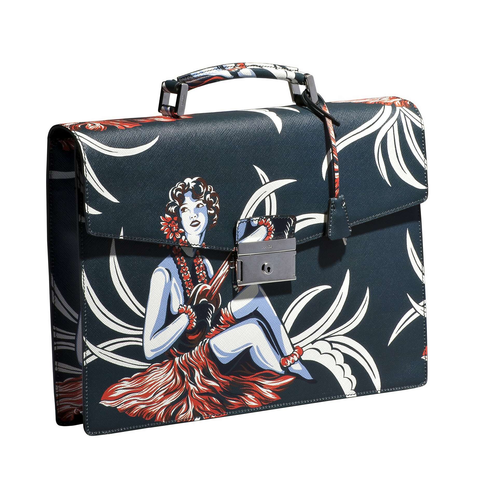 PRADA 2014 春夏 アロハ ハイビスカス バッグ Prada