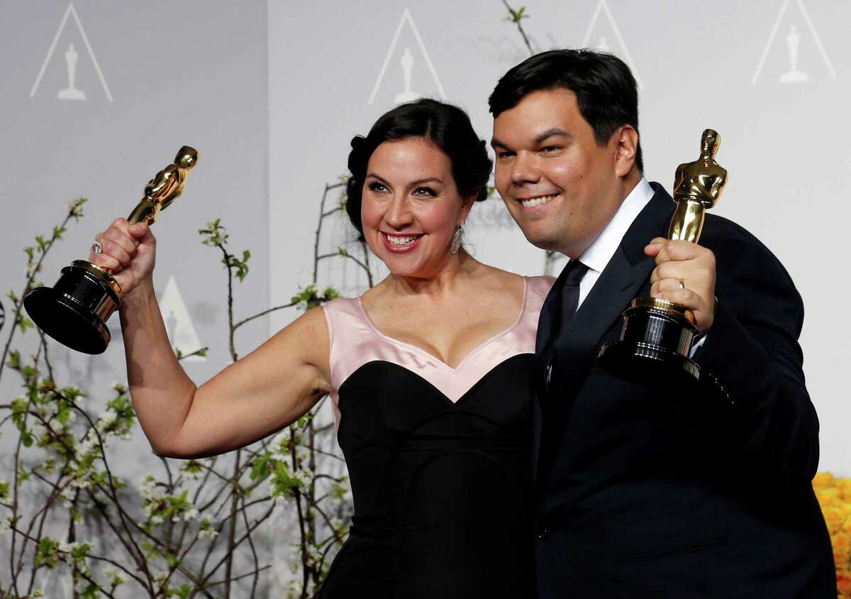 Kristin Anderson-Lopez and Robert Lopez gave an acceptance speech in rhyme for best original song for "Let it Go" from the film "Frozen."