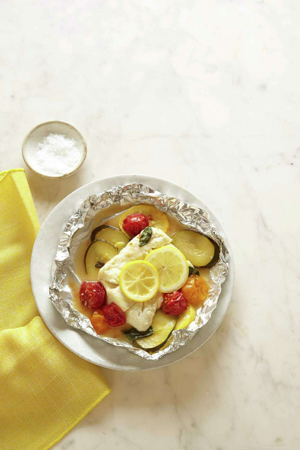 Steamed Summer Cod, from Good Housekeeping