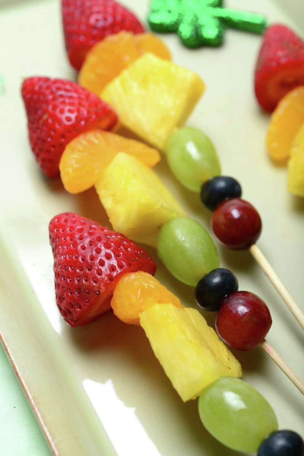 Fruit on stick deserves a good dip