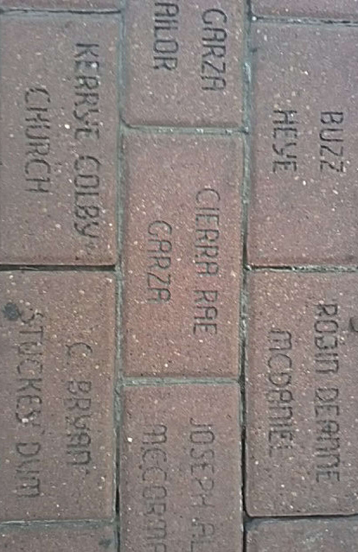 Personalized bricks raised money for downtown beautification projects.