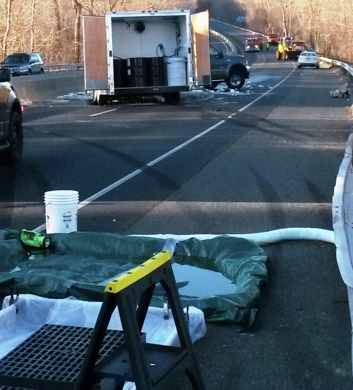 Driver will get bill for Route 8 spill