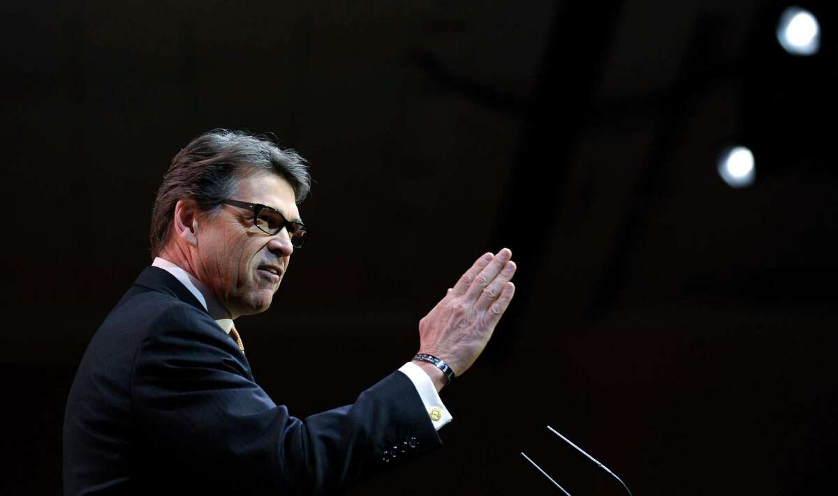 Rick Perry is one of seven current or former governors listed on CPAC's White House straw-poll ballot.