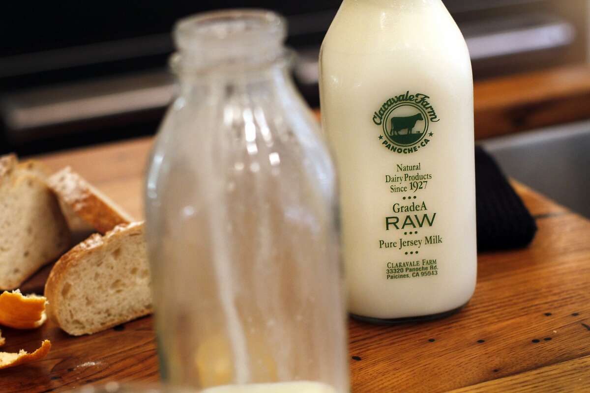Raw milk is a staple in kitchen of the Chessen home in San Francisco. Christine Chessen has been serving her three kids raw milk since 2007, and she says her whole family has been a lot healthier for it.