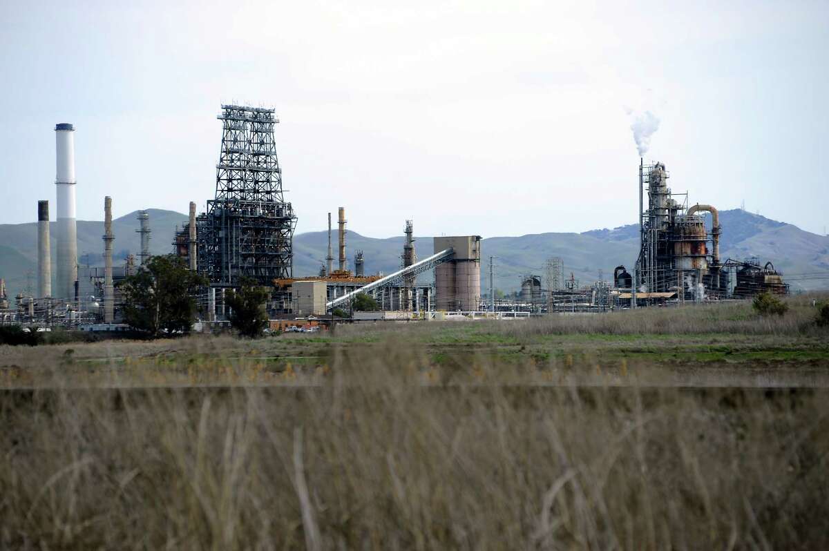 The Tesoro refinery near Martinez.