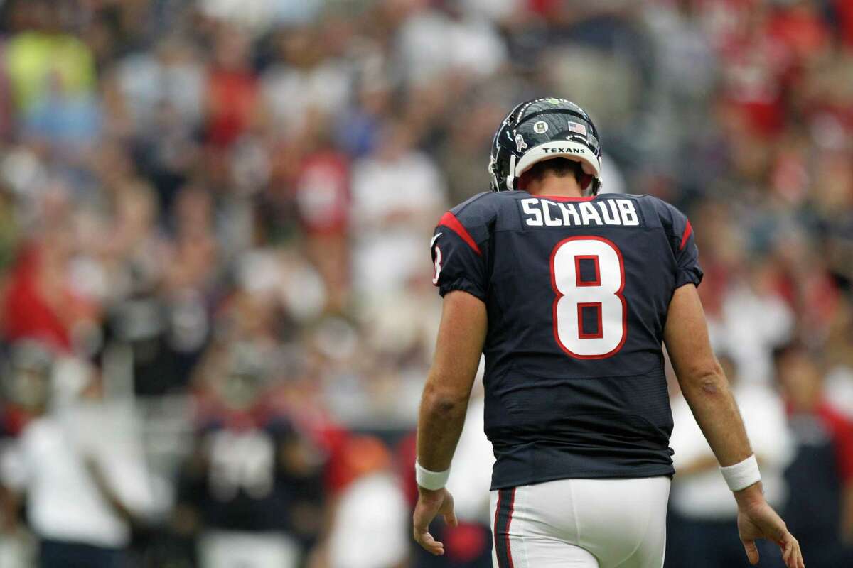 This could be goodbye for Texans, Schaub