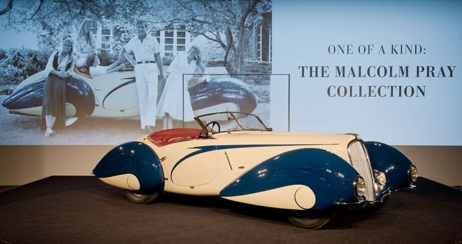 The hammer went down on Malcolm Prays beloved 1937 Delahaye 135 Competition Court Torpedo Roadster at $6.6 million. Photo: Darin Schnabel, 2014 Courtesy O
