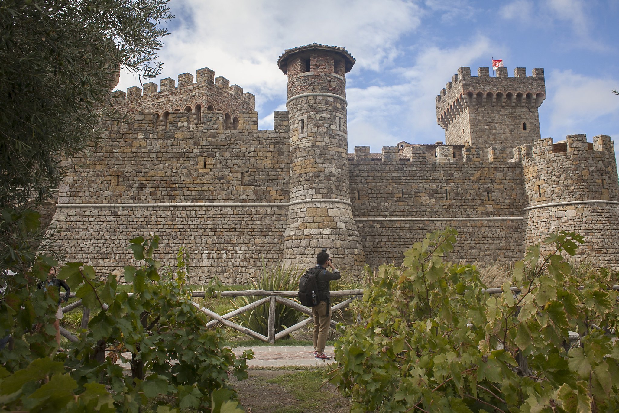 Castello di Amorosa wine train excursion fit for a king