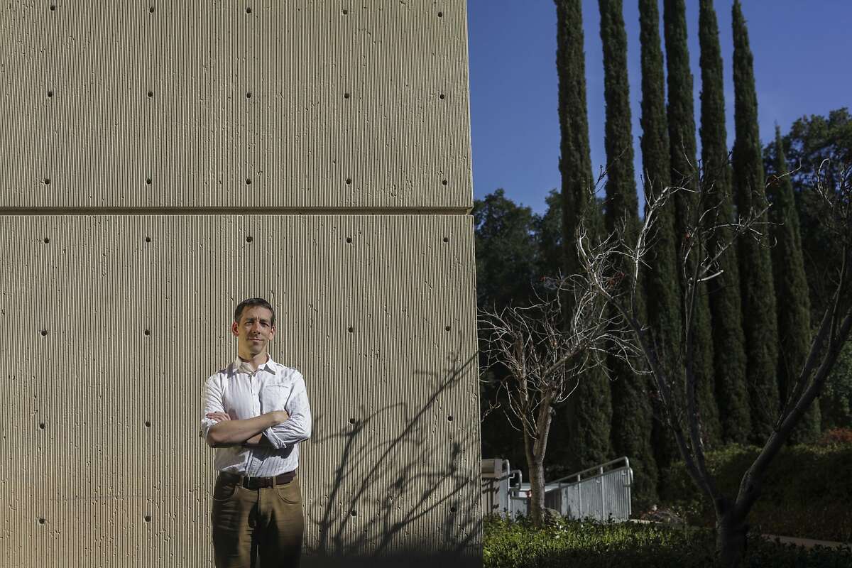 Euan A. Ashley, Co-Director of the Clinical Genomics Service at Stanford, poses for a portrait at the Stanford hospital in Palo Alto on March 6th 2014.
