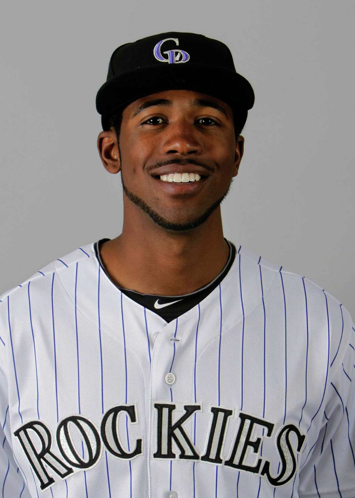 This is a 2011 photo of outfielder Dexter Fowler of the Colorado Rockies baseball team. This image reflects the Colorado Rockies active roster as of Thursday, Feb. 24, 2011 when this image was taken. (AP Photo/Mark Duncan)