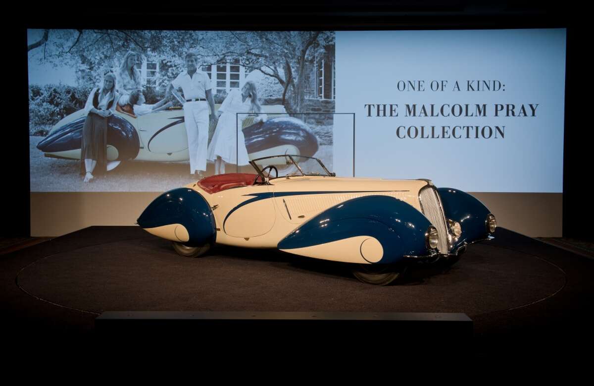 The hammer went down on Malcolm Pray's beloved 1937 Delahaye 135 Competition Court Torpedo Roadster at $6.6 million.