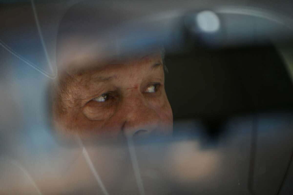 Tom Dalzell watches the road as he drives on Tuesday, March 11, 2014, in Berkeley, Calif.