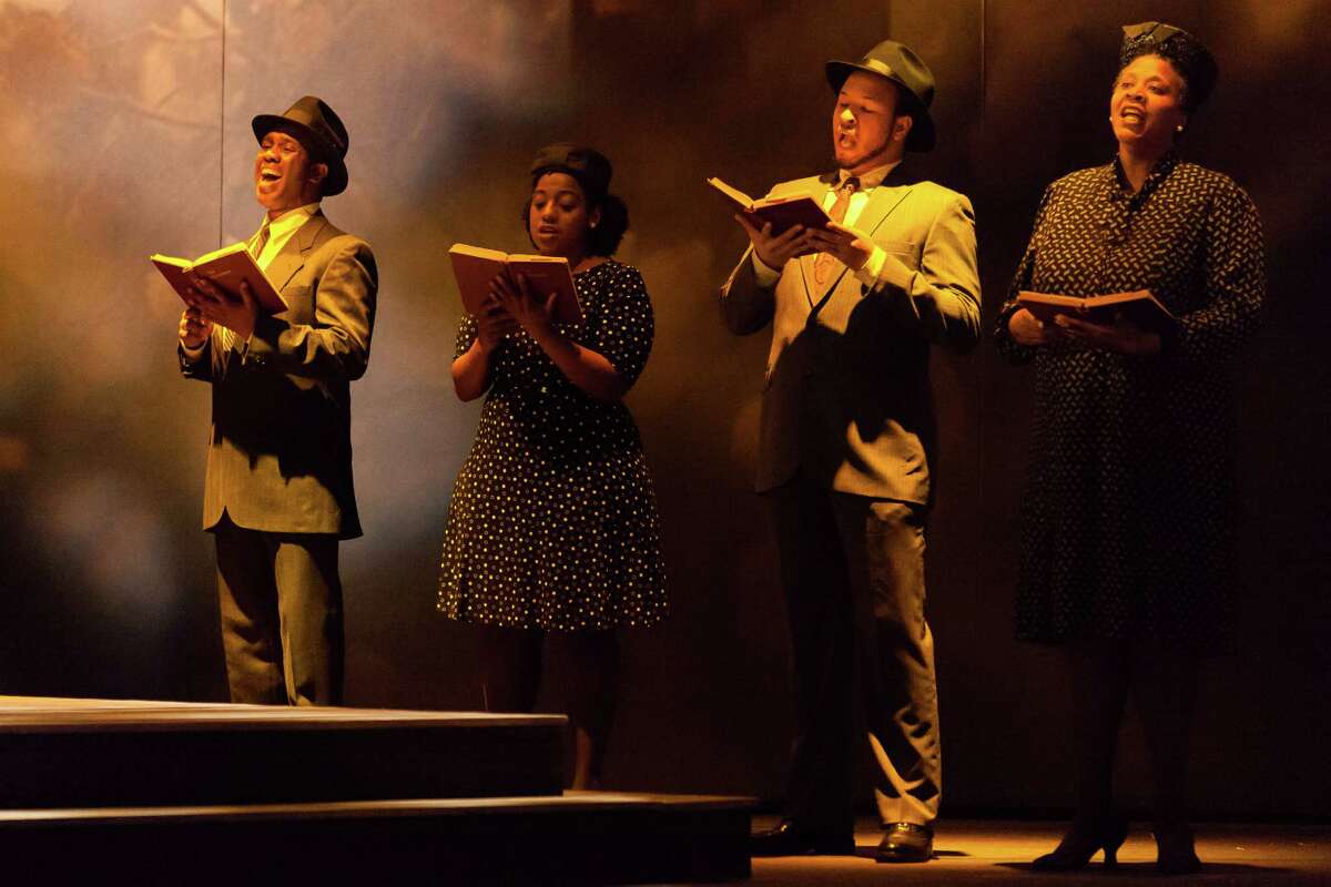 The gospel quartet in "A Coffin in Egypt" consists of James M. Winslow, from left, Laura Elizabeth Patterson, Jawan CM Jenkins and Cheryl D. Clansy.