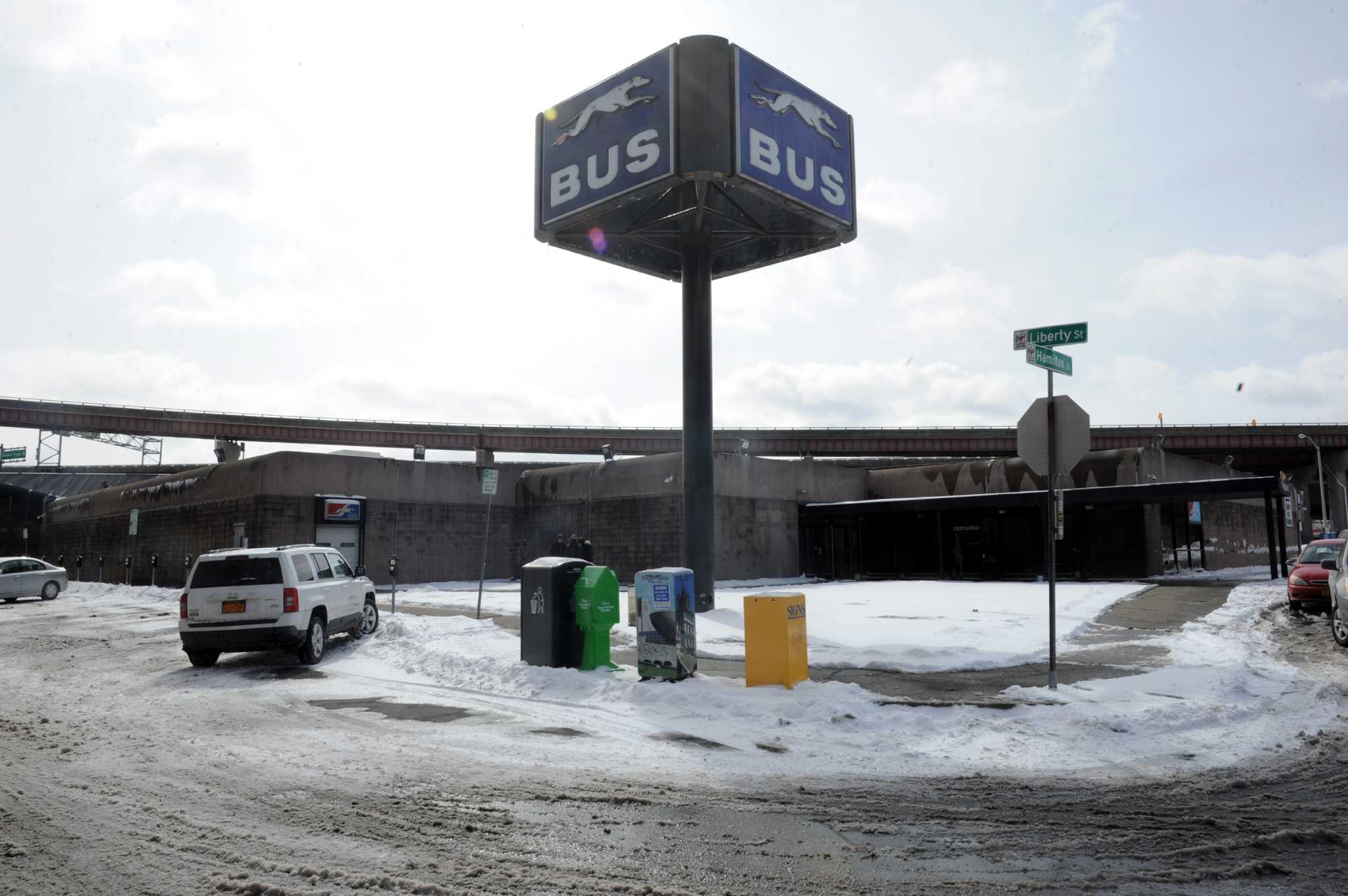 Churchill Albany's Greyhound station is a squalid survivor