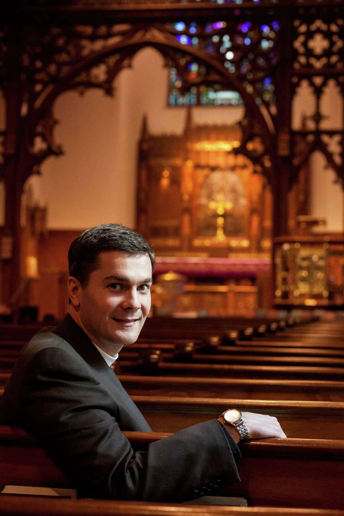 Dean Barkley Thompson today leads Christ Church Cathedral, which was chartered in 1839 in a rough-and-tumble Houston.