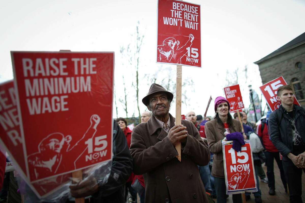 Seattle March For $15 Per Hour